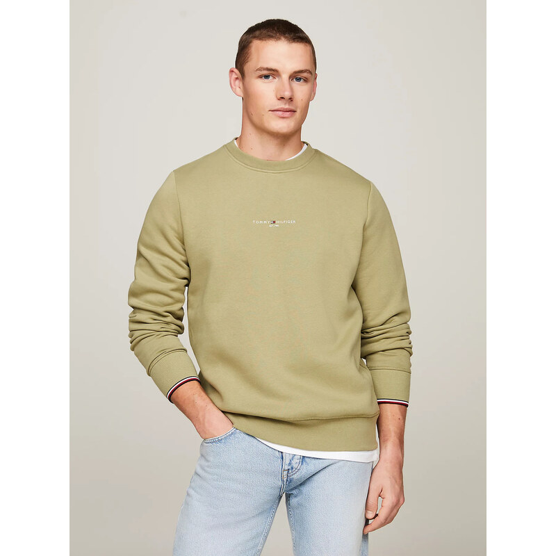 Tommy Hilfiger pánská zelená mikina