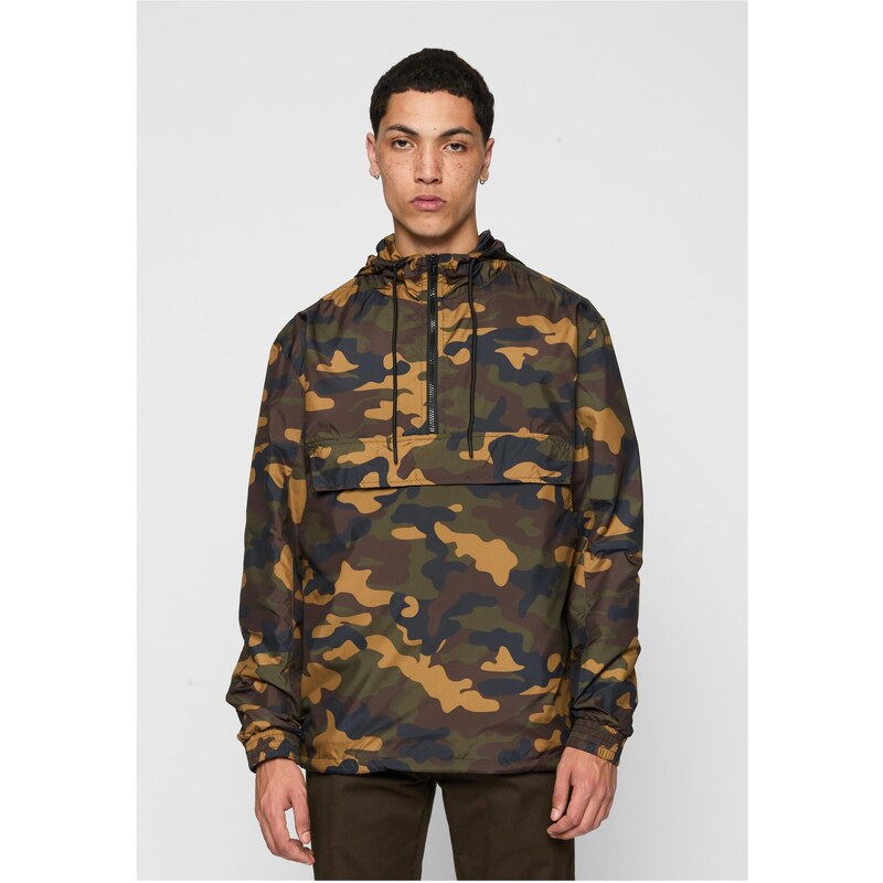 Urban Classics Camo Pull Over Windbreaker