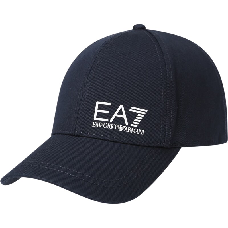 EA7 Emporio Armani Kšiltovka marine modrá / bílá 109725585
