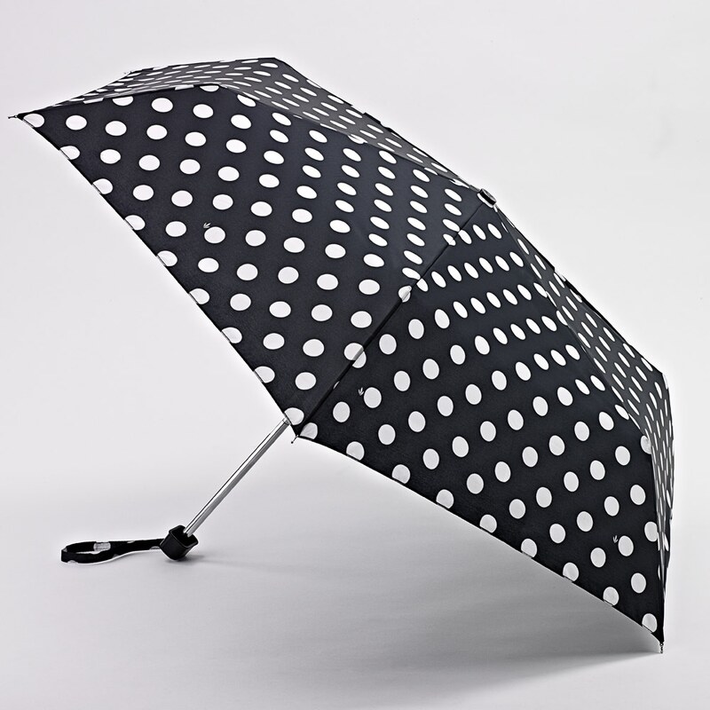 dámský skládací deštník FULTON -Miniflat 2 WHITE SPOT L340