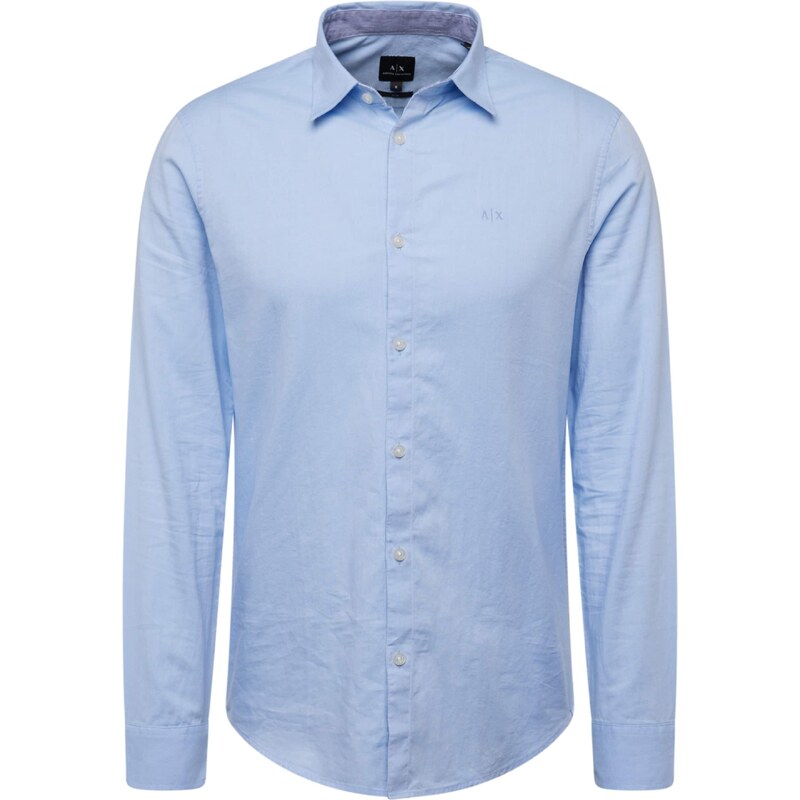 ARMANI EXCHANGE Společenská košile CAMICIA světlemodrá