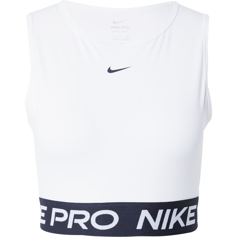 NIKE Sportovní top PRO 365 marine modrá / bílá