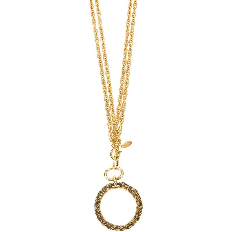 Chanel Vintage Loop Pendant Necklace