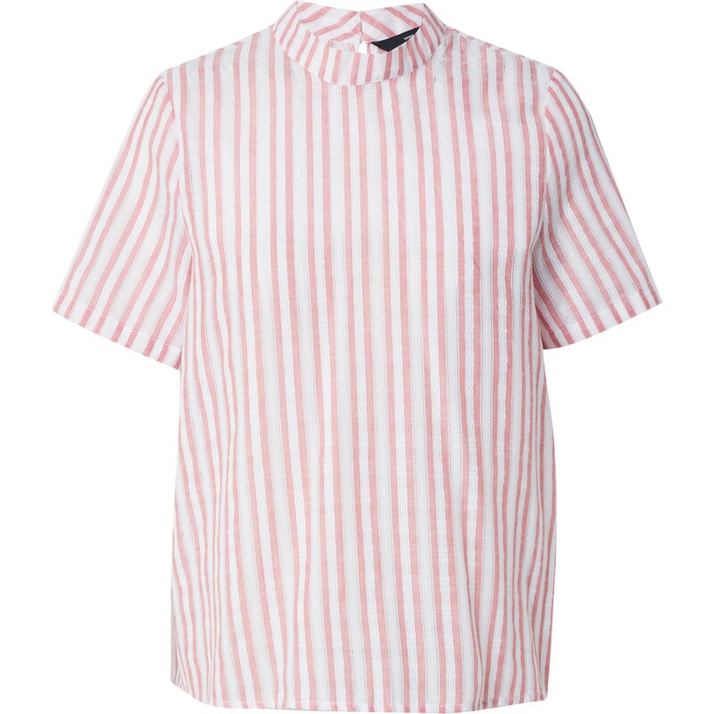 VERO MODA Halenka VMOLLIE melounová / offwhite