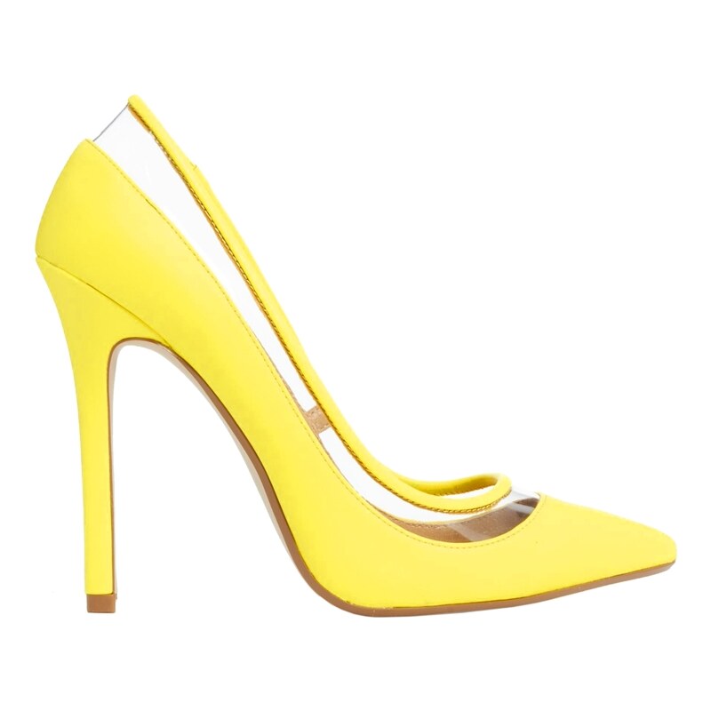ASOS PLAYBACK Pointed High Heels - Yellow
