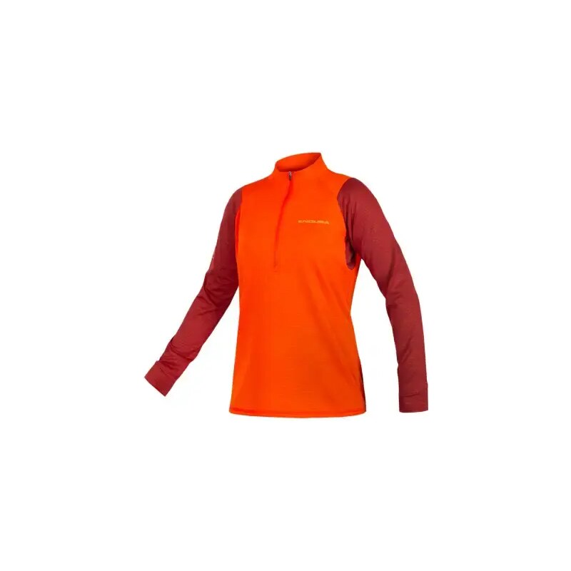 Endura Singletrack Fleece dámský dres dlouhý rukáv Paprika vel. S 99610350