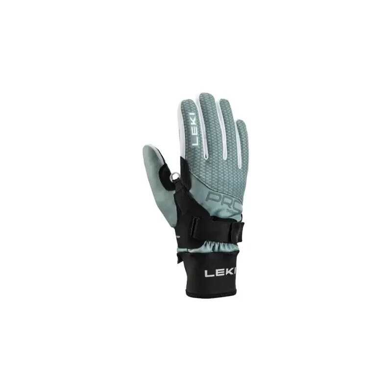 Leki PRC ThermoPlus Shark Women běžecké rukavice Black/Ice green vel. 99610650