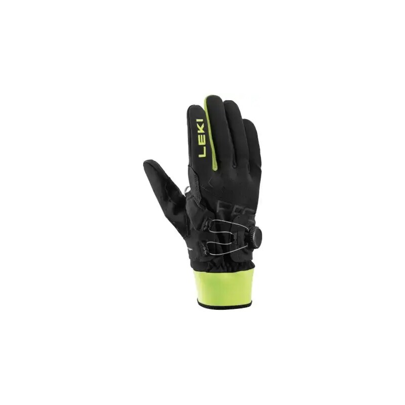 Leki PRC BOA Shark běžecké rukavice Black/Neon yellow vel. 9.5 99610652
