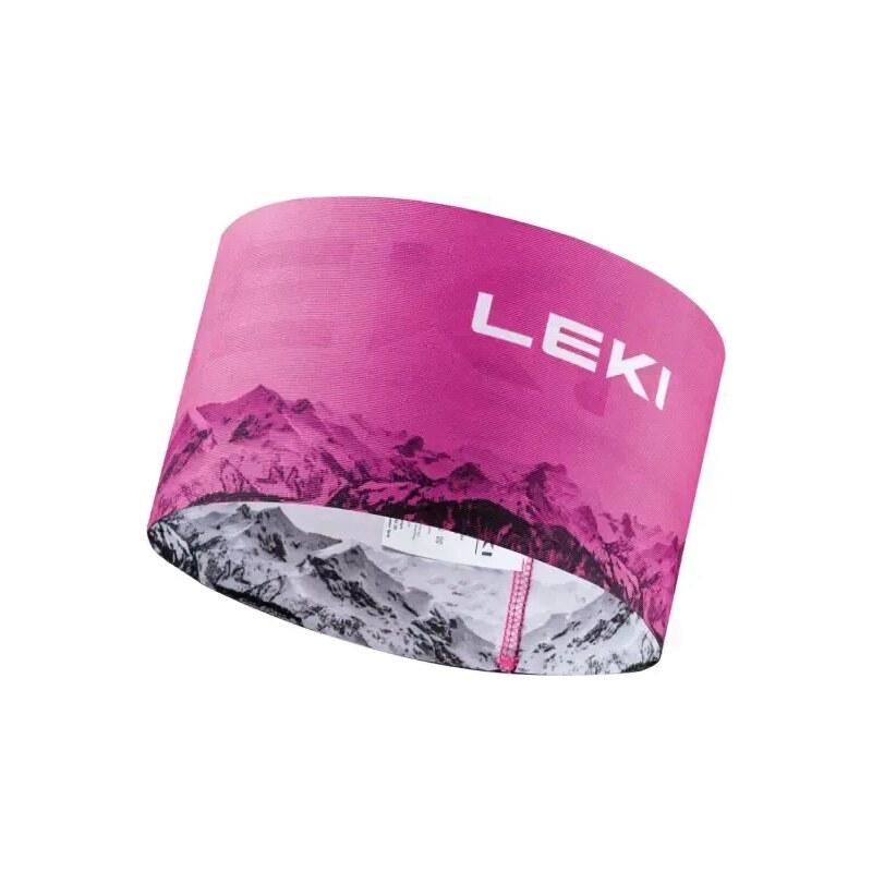 Leki XC Headband čelenka Neon pink/White vel. Uni 99614538