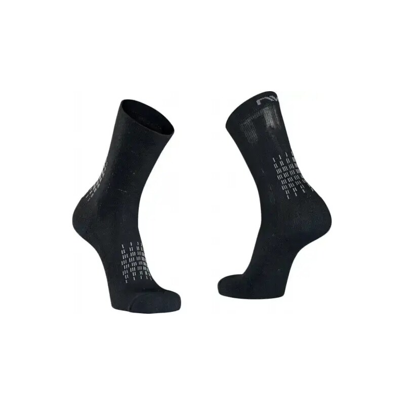 Northwave Fast Winter ponožky Black/Grey vel. S 99610781