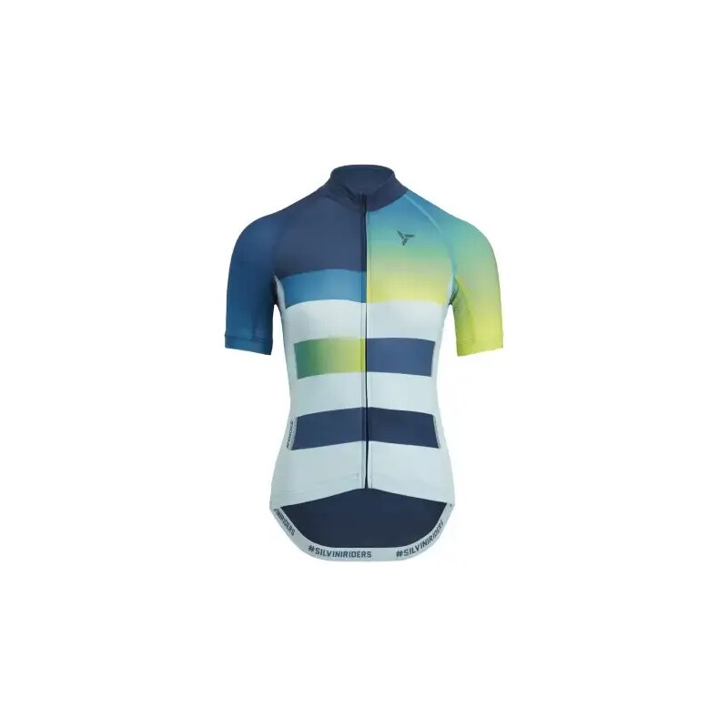 Silvini Mazzana dámský dres krátký rukáv navy/turquoise vel. S 99611093