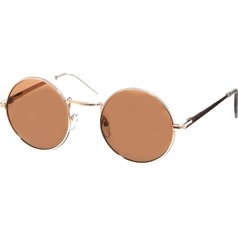 ASOS Small Metal Round Sunglasses - Gold