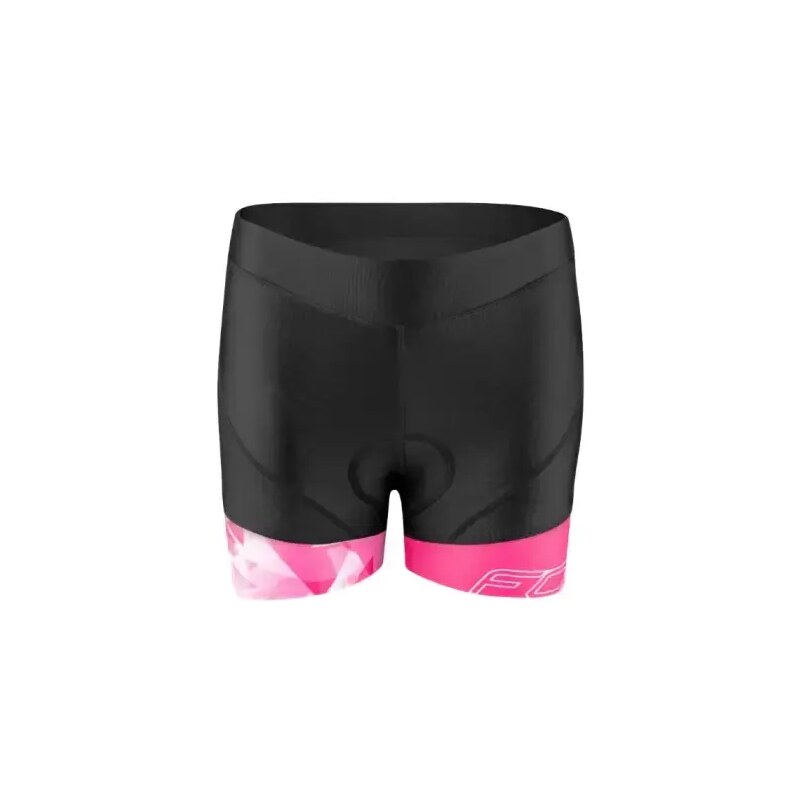 Force Mini dámské kraťasy s vložkou černá/růžová vel. S 99612042