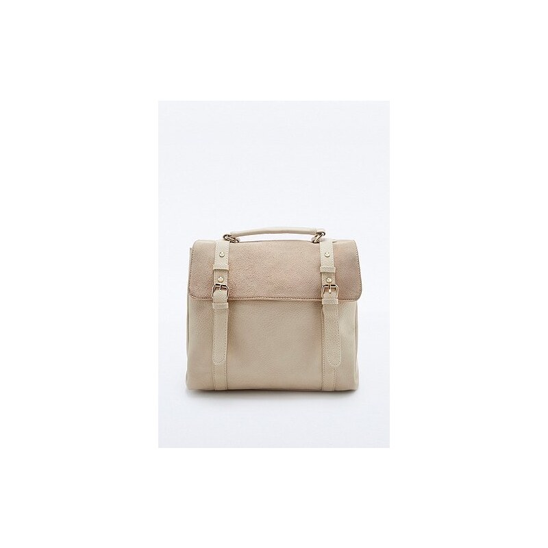 Urban Outfitters Ivory Suede Convertible Backpack
