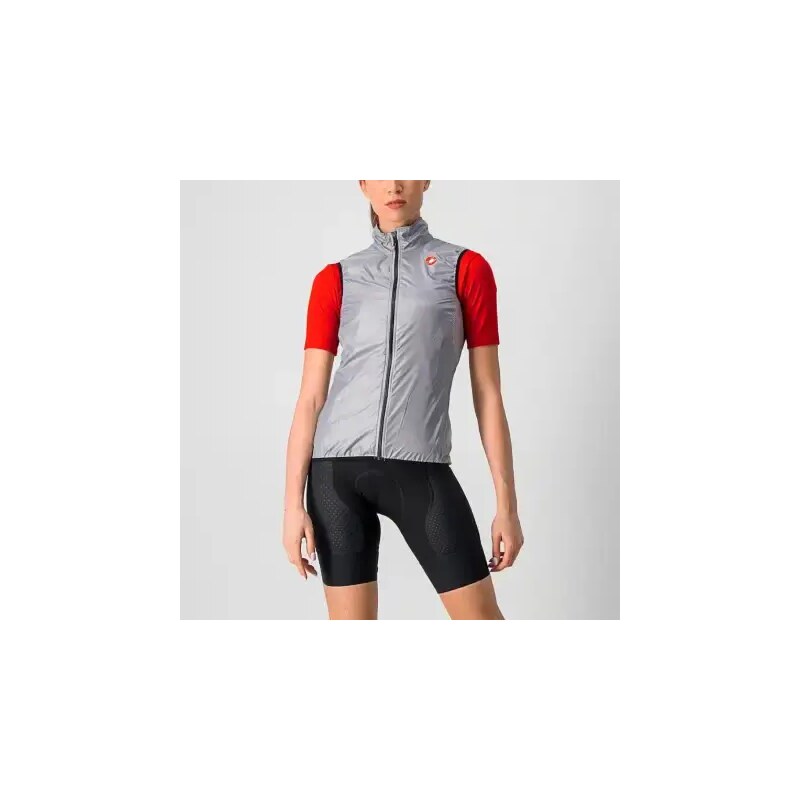 Castelli Aria dámská vesta Silver Gray vel. M 108385190