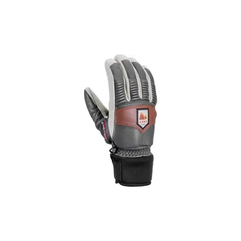 Leki Patrol 3D sjezdové rukavice Graphite/Off White/Maroon vel. 10 99615081