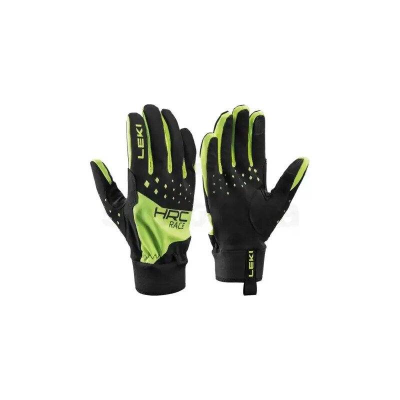 Leki HRC Race běžecké rukavice Black/Neon Yellow vel. 9 99615148