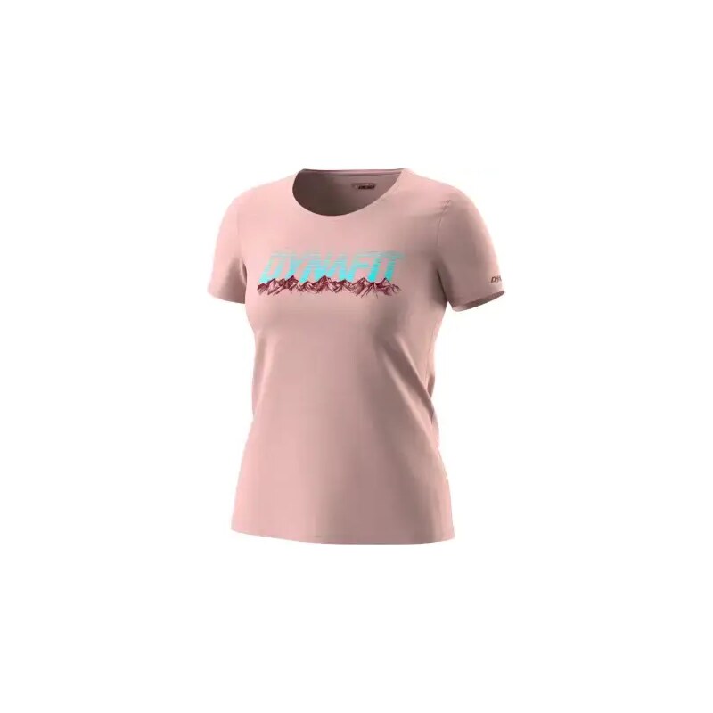 Dynafit Graphic Cotton dámské triko krátký rukáv Pale Rose/Range vel. 99615944