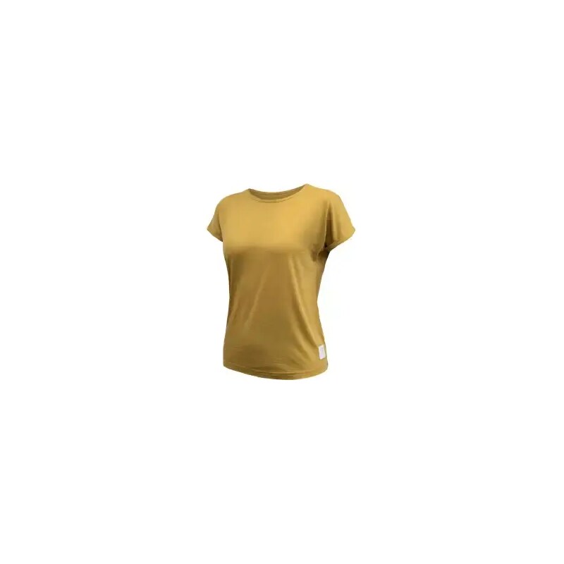 Sensor Merino Air Traveller dámské triko krátký rukáv Mustard vel. M 99616180