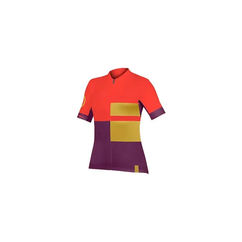 Endura FS260 Print dámský dres krátký rukáv Pomegranate vel. M 99616495