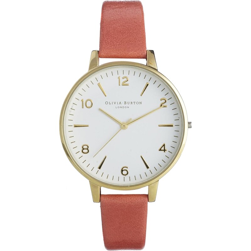 Olivia Burton Coral Large White Face Watch
