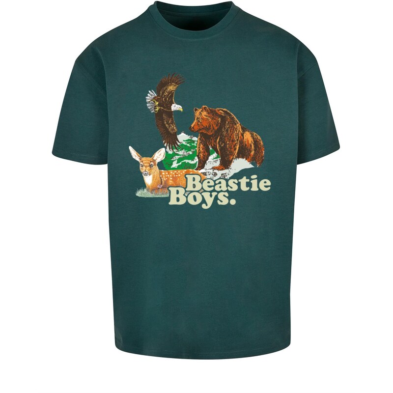 Merchcode Pánské tričko Beastie Boys Animal zelené