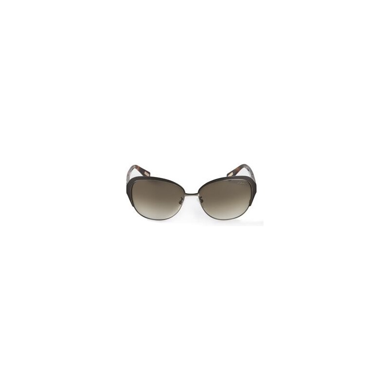 Lanvin Leather Trimmed Sunglasses