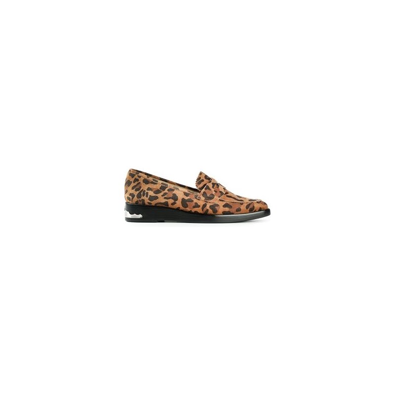 Toga Pulla Leopard Print Loafers