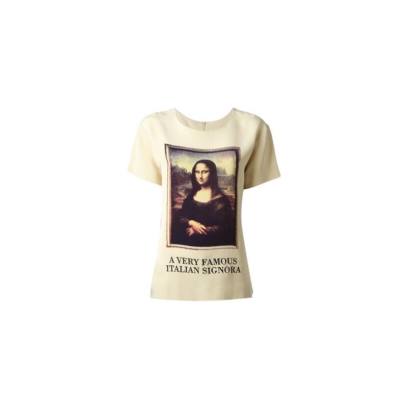 Moschino Vintage Mona Lisa T-Shirt
