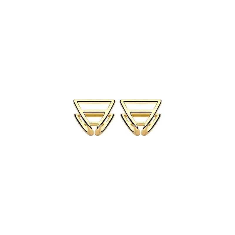 Coops London Triangle Squeeze On Earrings