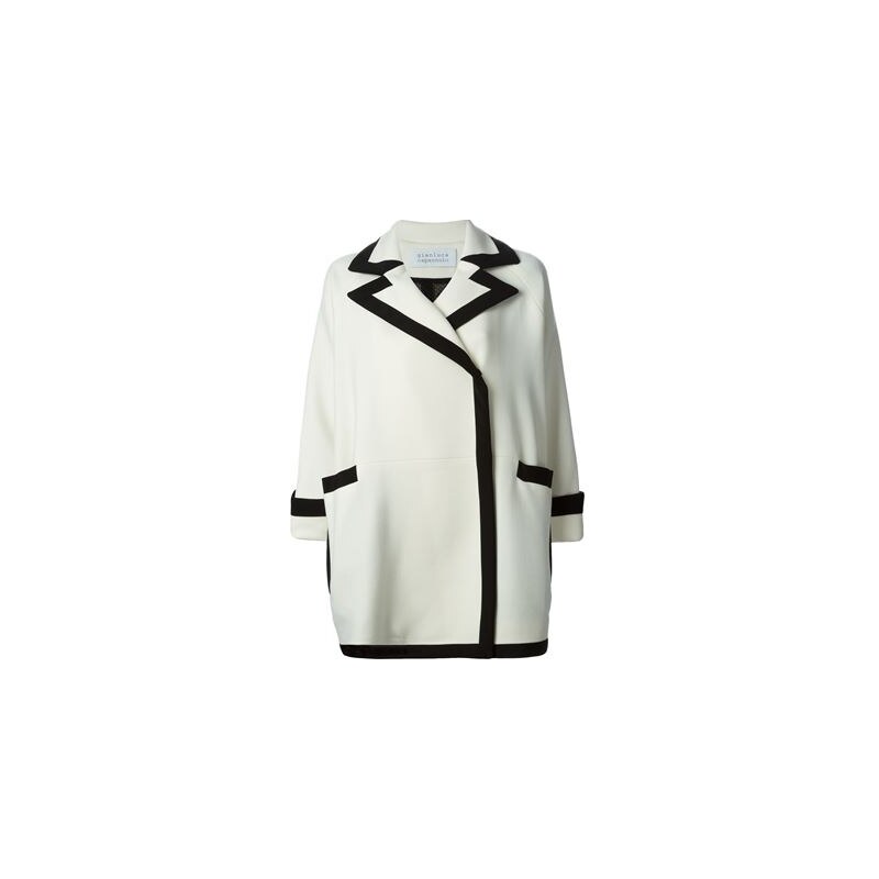 Gianluca Capannolo Bell Sleeves Trimmed Coat