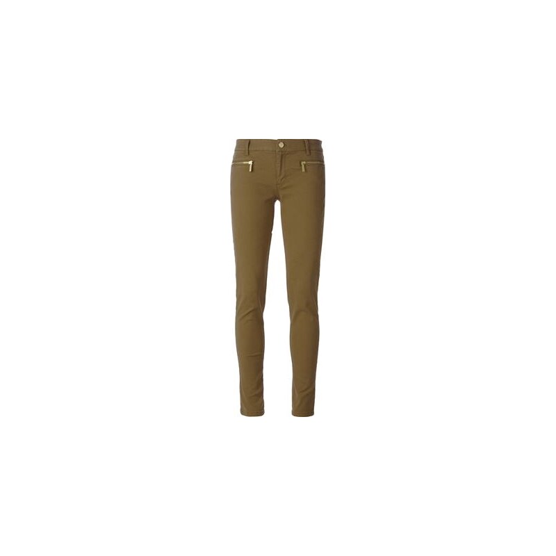 Michael Michael Kors Twill Zipped Pockets Trousers