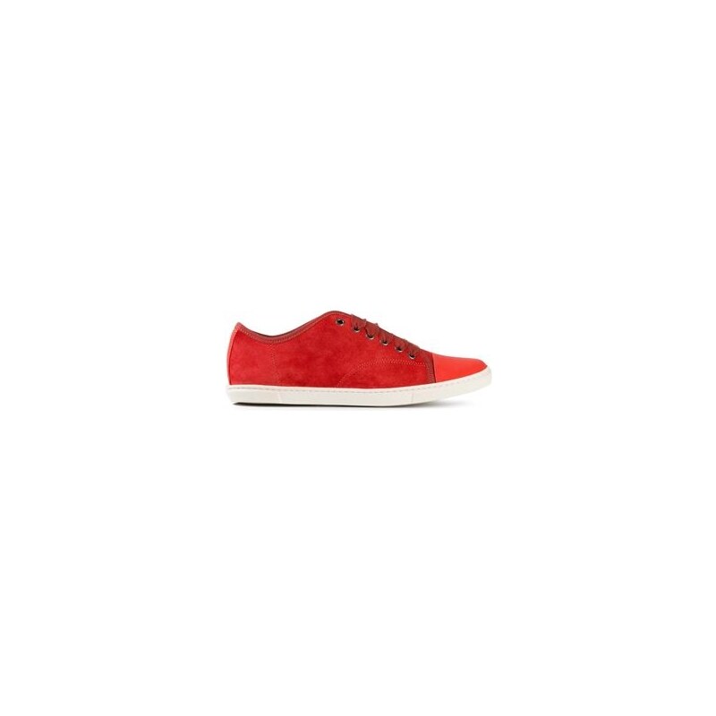 Lanvin Contrasted Toe Cap Sneakers