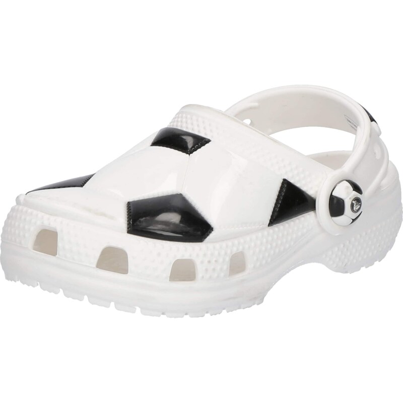 Crocs Otevřená obuv Classic Soccer Ball černá / bílá