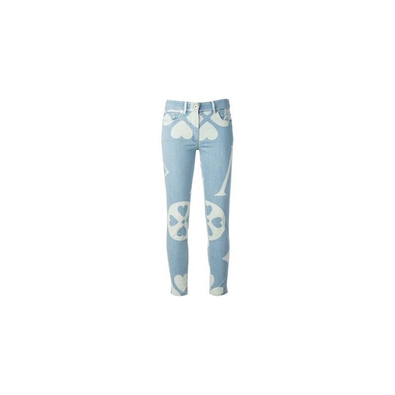 Moschino Printed Skinny Jeans