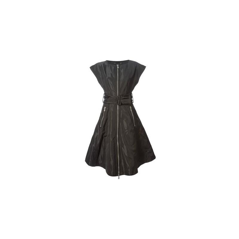Marc By Marc Jacobs Belted Moire Effect Dress