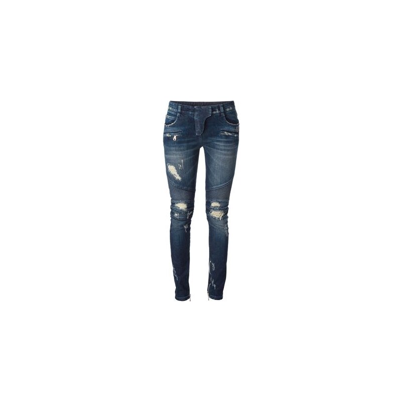 Balmain Skinny Biker Jeans