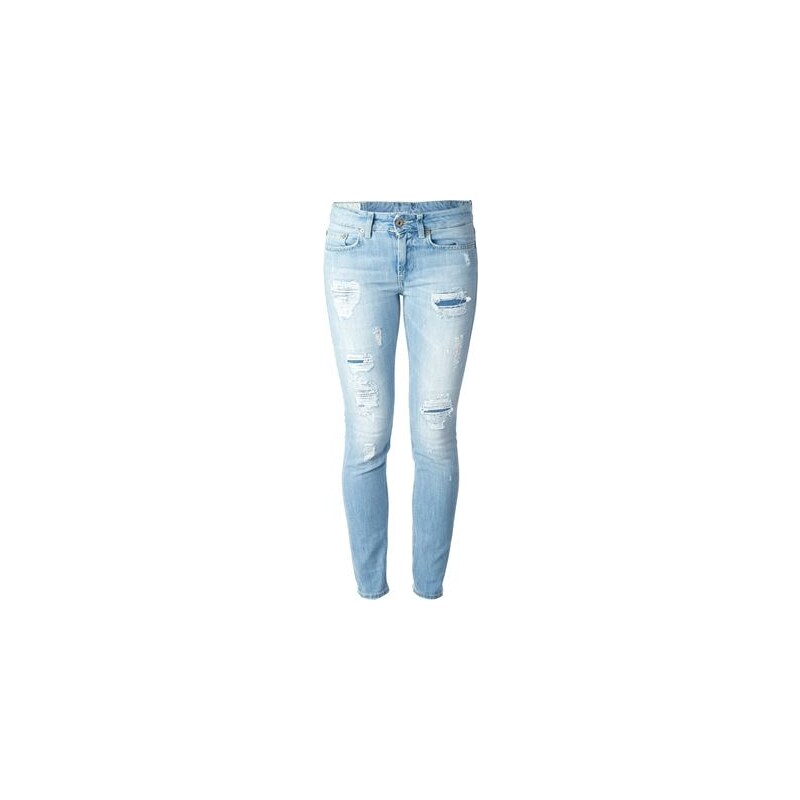 Dondup Skinny Jeans With Distressed Effects