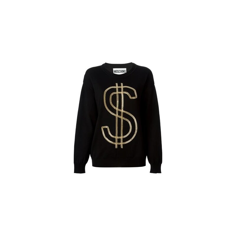 Moschino Dollar Sign Sweater