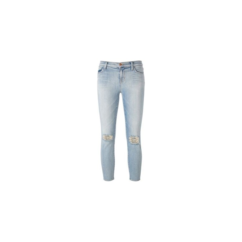 J Brand Cropped Distressed Jeans
