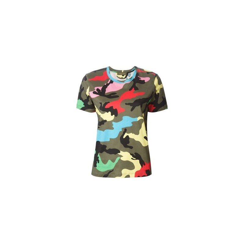 Valentino 'Rockstud' Camouflage T-Shirt