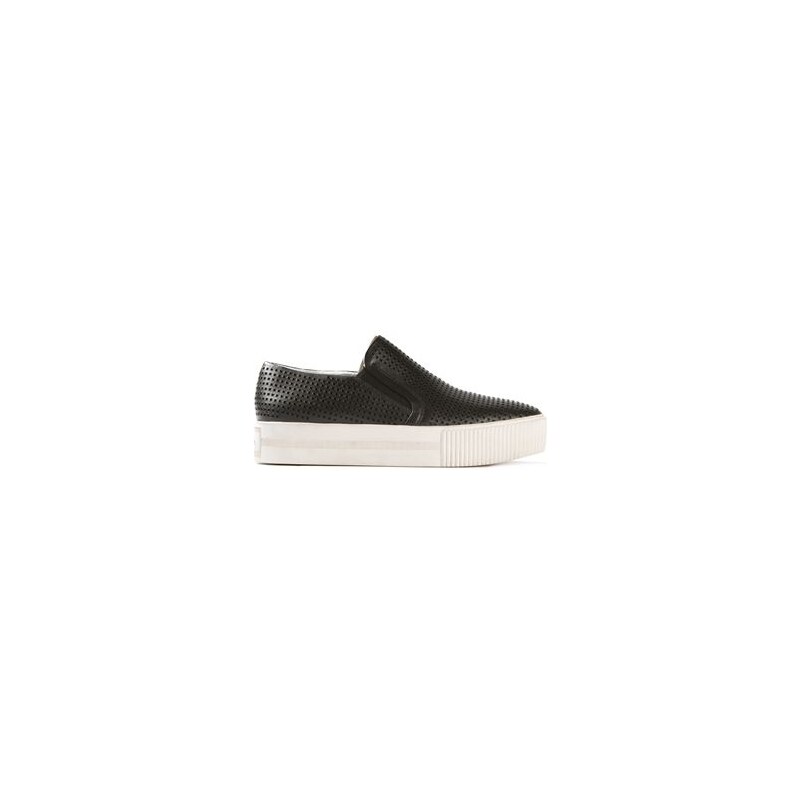 Ash Perforated Slip-On Sneakers