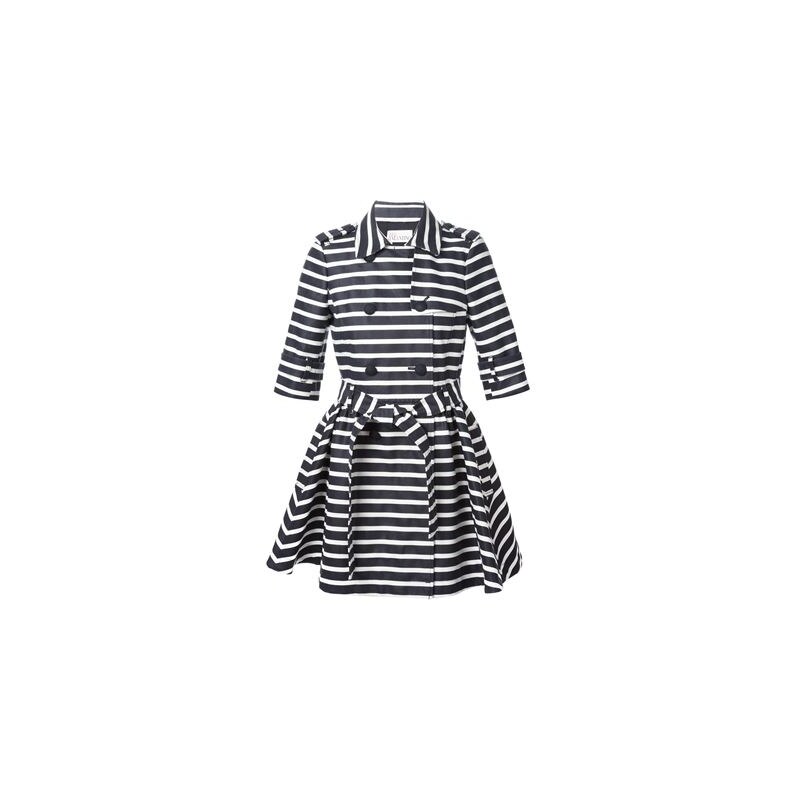 Red Valentino Striped Trench Coat