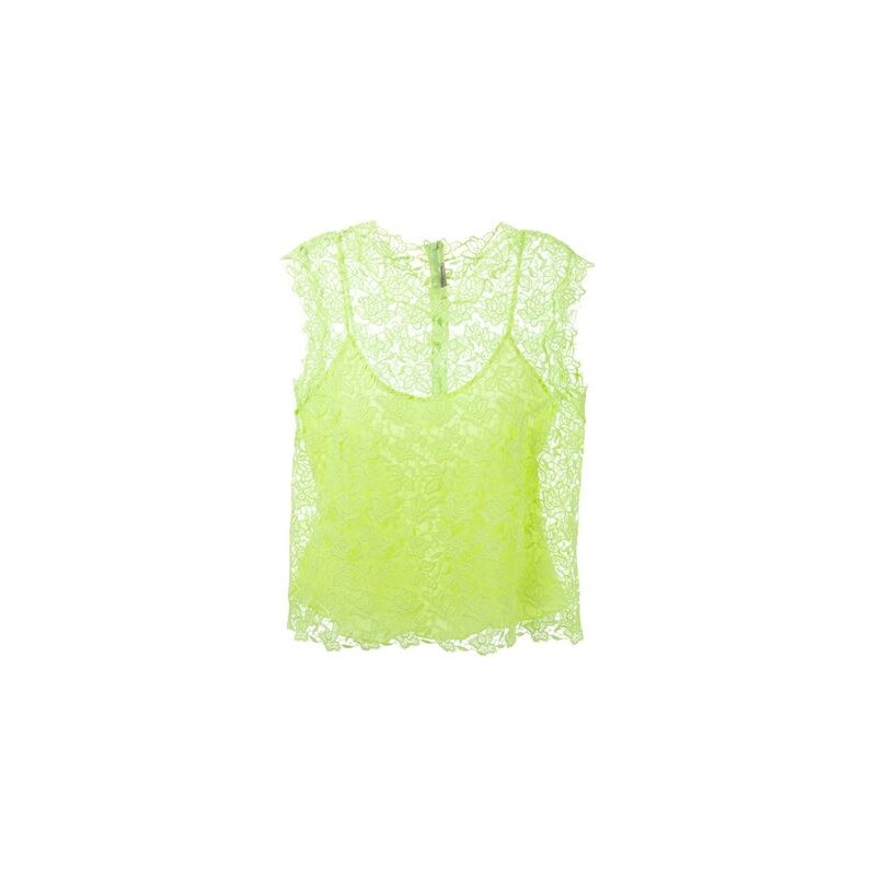 Ermanno Scervino Sleeveless Floral Lace Top