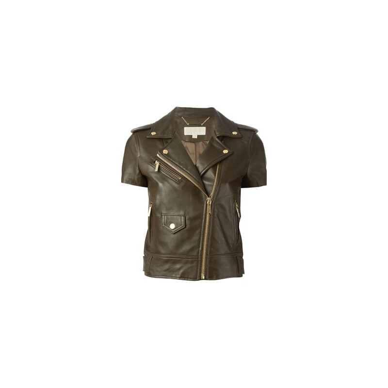 Michael Michael Kors Short Sleeve Biker Jacket