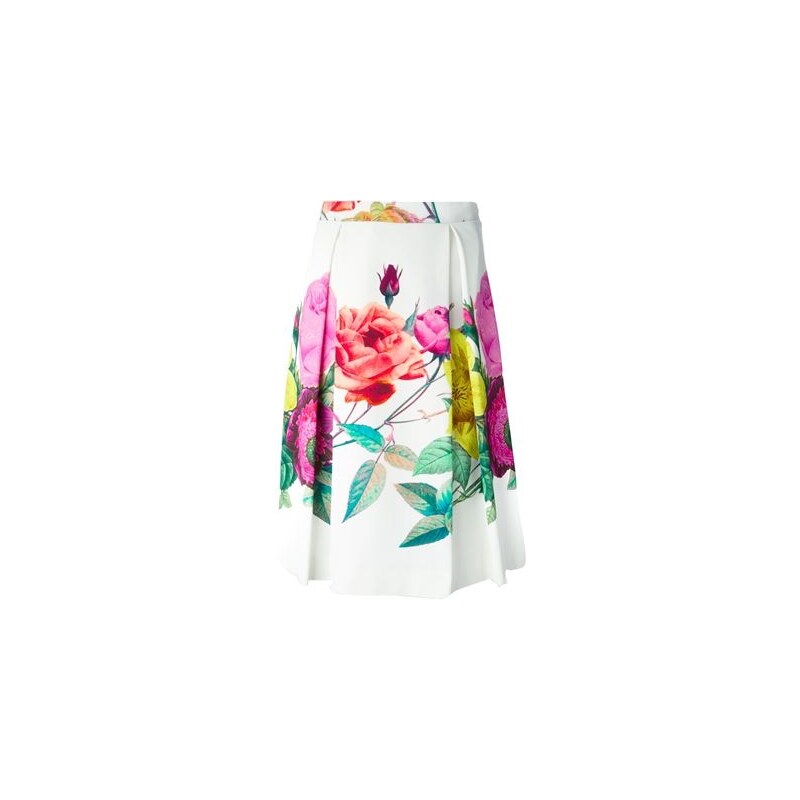 P.A.R.O.S.H. 'Caty' Floral Print Skirt