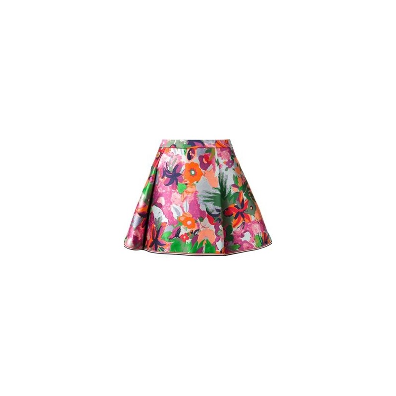 Thom Browne Floral A-Line Skirt