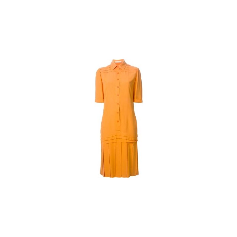 Jean Louis Scherrer Vintage Pleated Blouse Dress