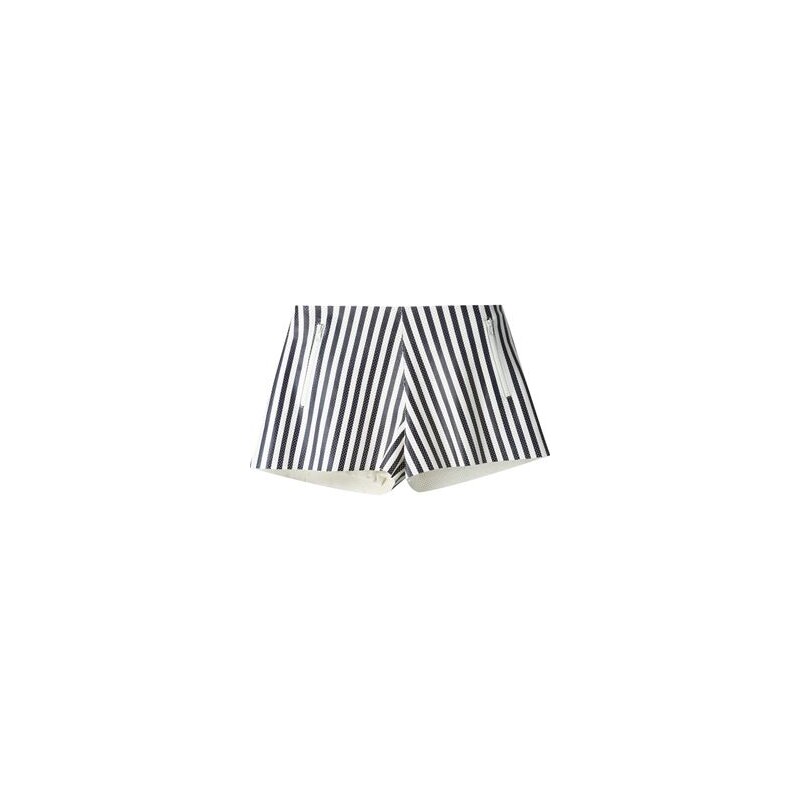 Drome Perforated Striped Shorts