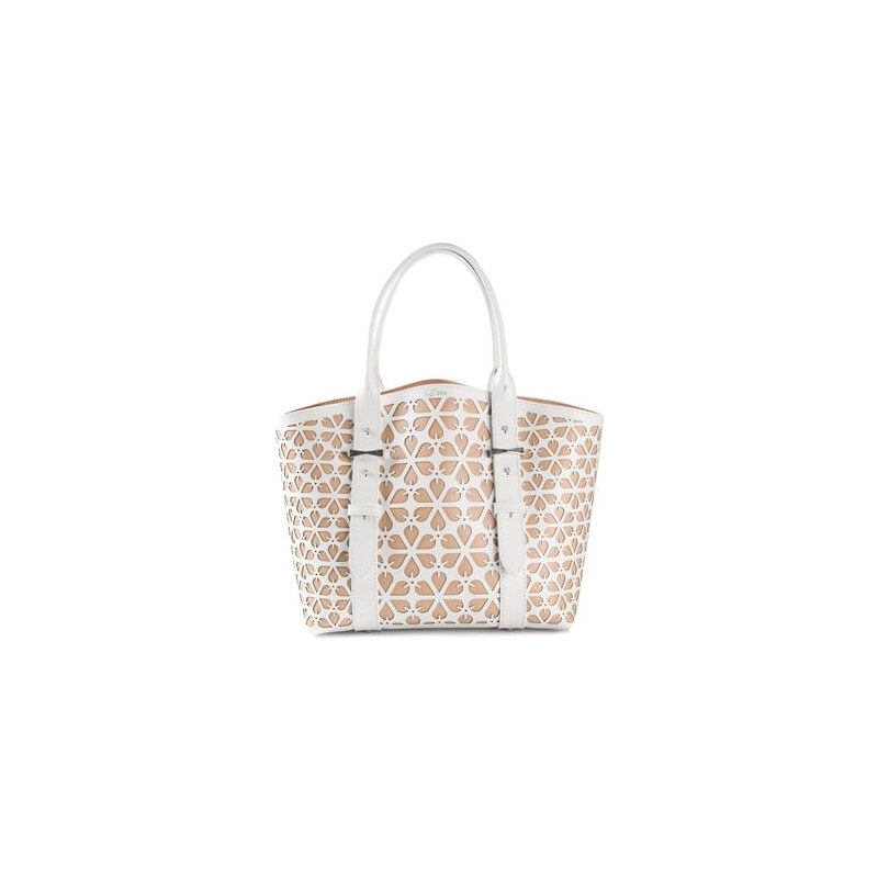 Alexander Mcqueen 'Legend' Embossed Cut Out Flower Tote